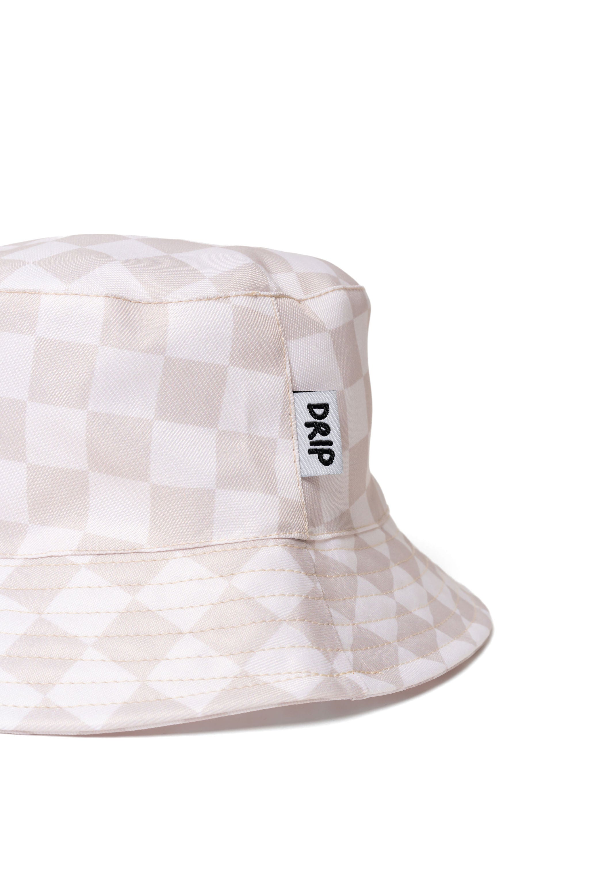 The Bucket Hat (Neutral Checkered)