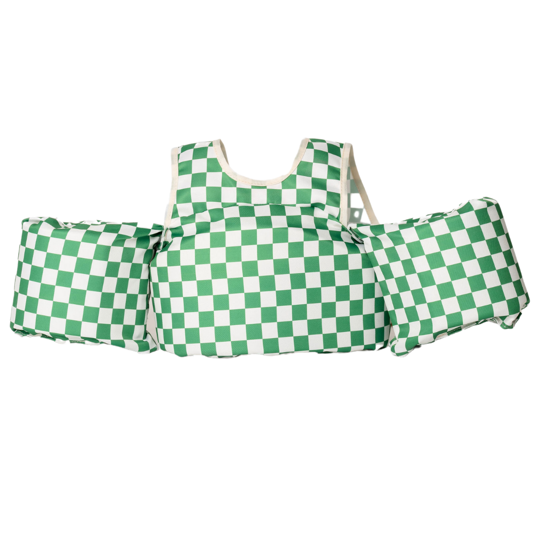 Green Checkered Kids Float