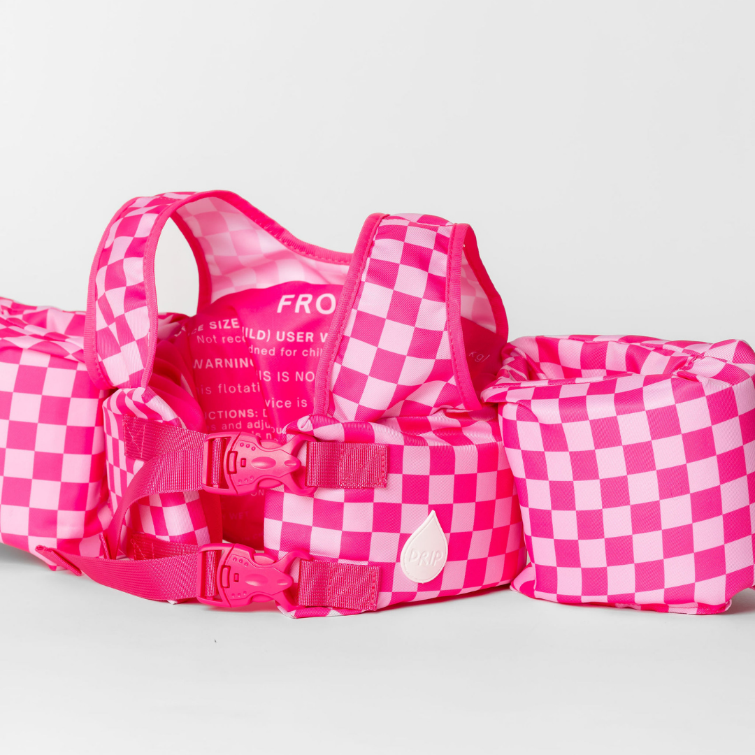 Pink Checkered Kids Float