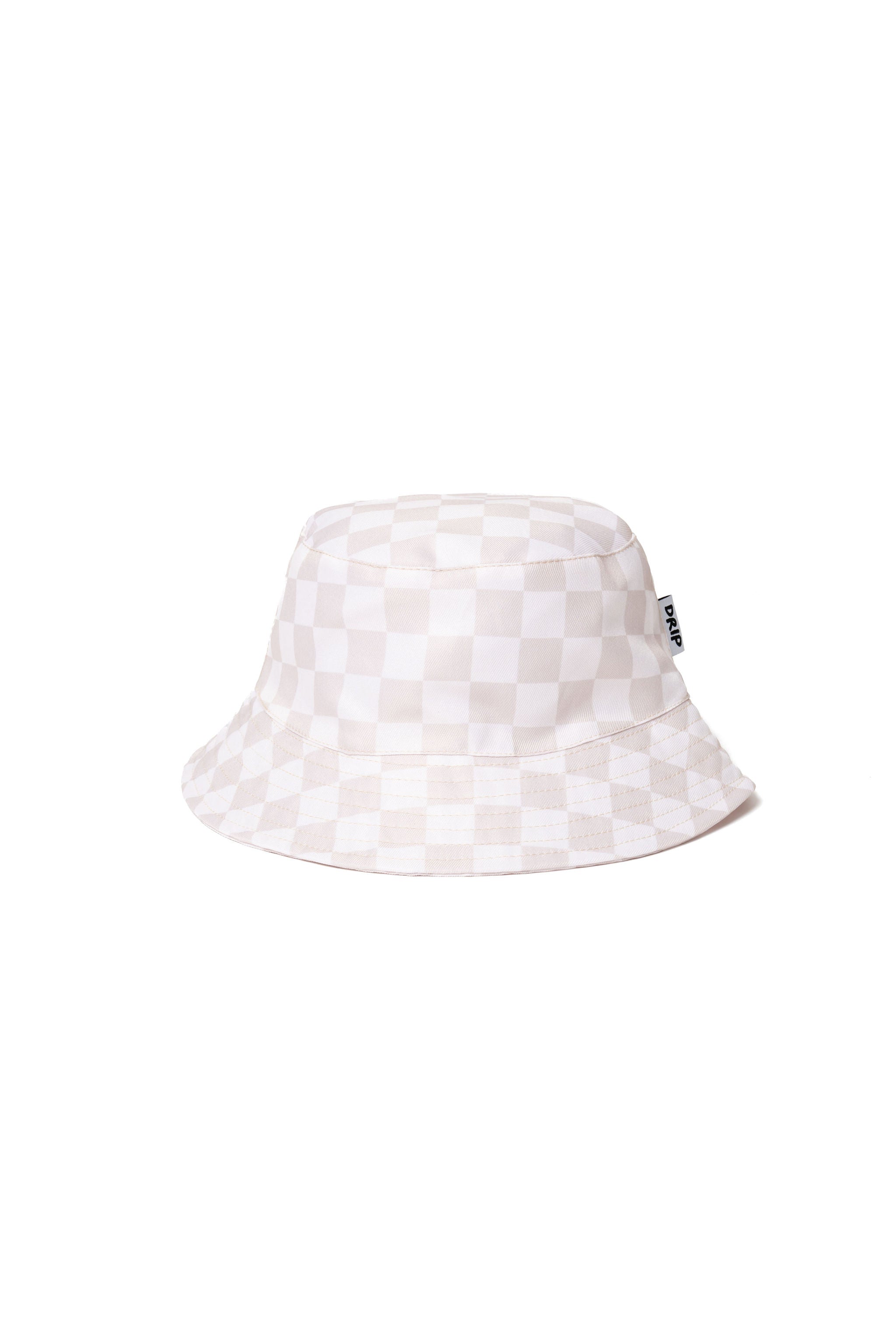 The Bucket Hat (Neutral Checkered)