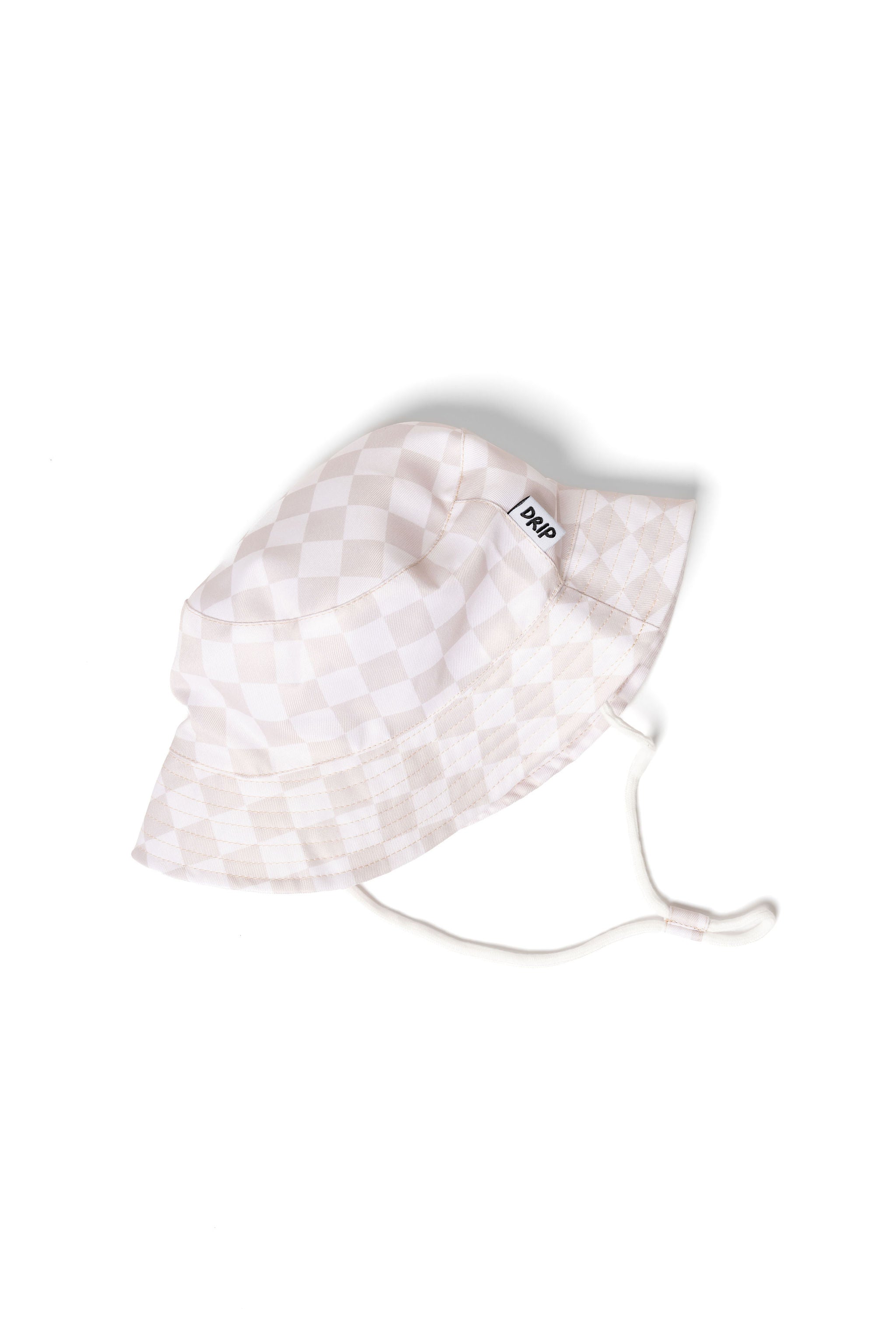 The Bucket Hat (Neutral Checkered)